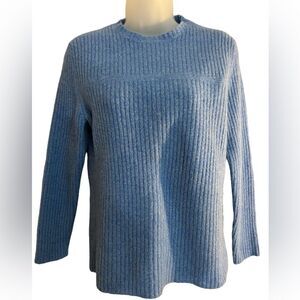 Express Blue Lambswool Crewneck Sweater size Med